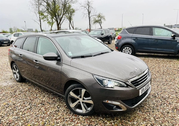 Peugeot 308 cena 38300 przebieg: 177000, rok produkcji 2015 z Ostrołęka małe 529